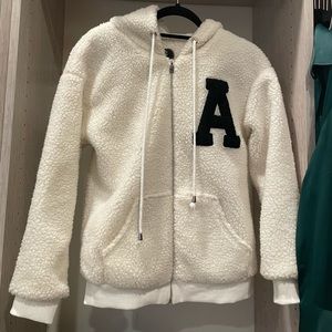 Shearling Zip-Up Jacket
